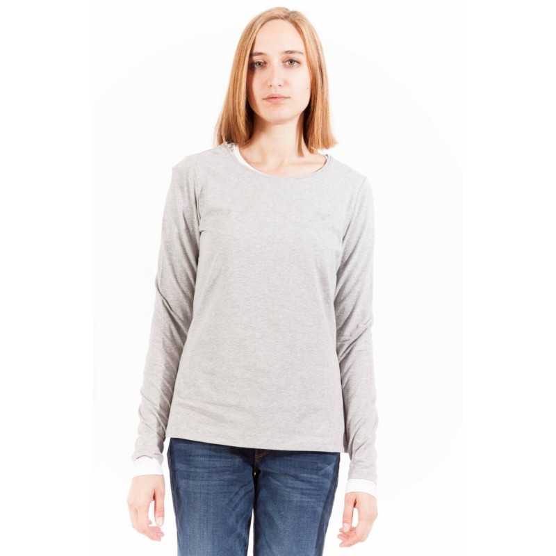 GANT T-SHIRT MANICHE LUNGHE DONNA GRIGIO