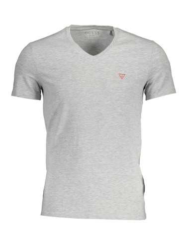 GUESS JEANS MEN'S SHORT SLEEVE T-SHIRT GRAY