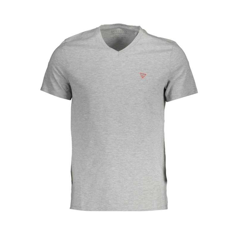 GUESS JEANS T-SHIRT MANICHE CORTE UOMO GRIGIO