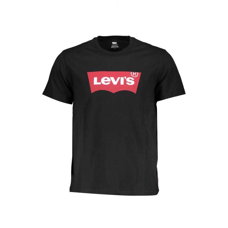 LEVI'S BLACK MEN'S SHORT SLEEVE T-SHIRT