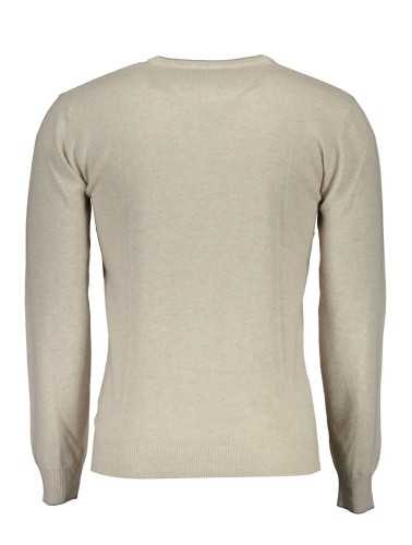 US POLO BEIGE MEN'S SWEATER