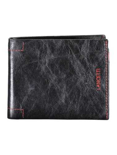 LANCETTI BLACK MEN'S WALLET