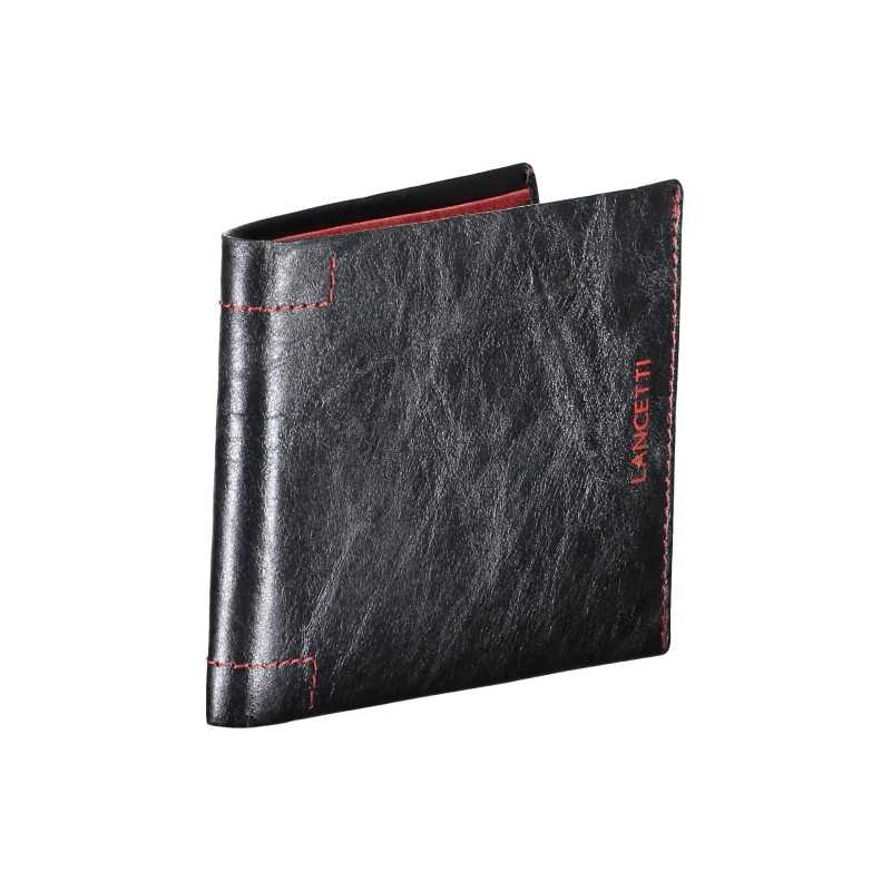 LANCETTI BLACK MEN'S WALLET