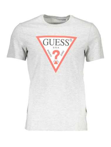 GUESS JEANS MEN'S SHORT SLEEVE T-SHIRT GRAY