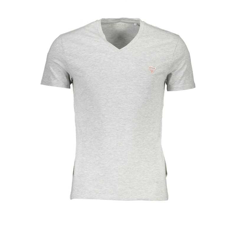 GUESS JEANS MEN'S SHORT SLEEVE T-SHIRT GRAY