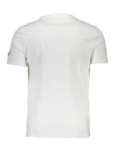 GUESS JEANS T-SHIRT MANICHE CORTE UOMO BIANCO