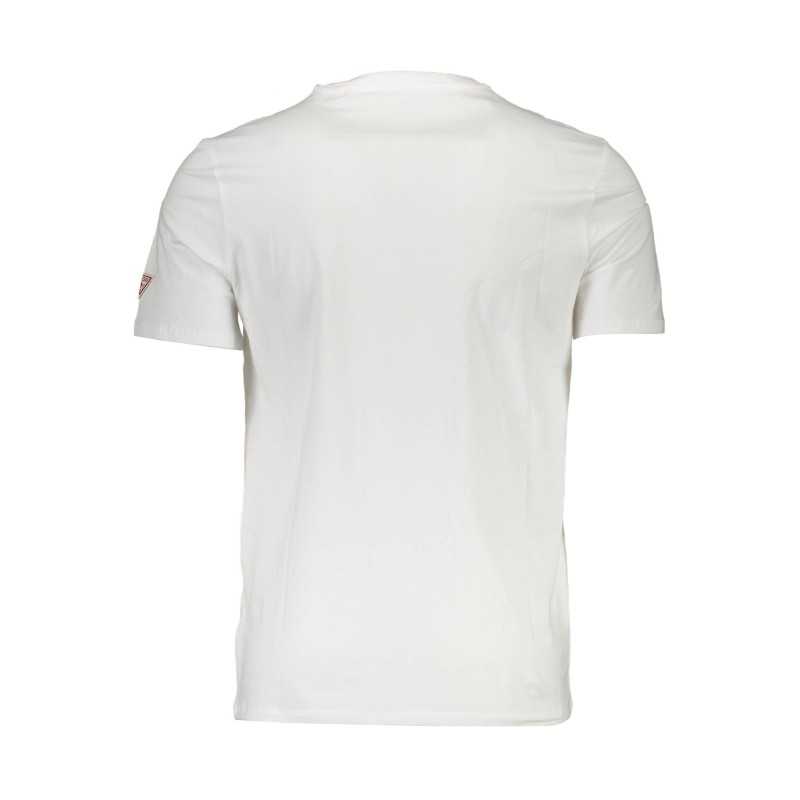 GUESS JEANS T-SHIRT MANICHE CORTE UOMO BIANCO