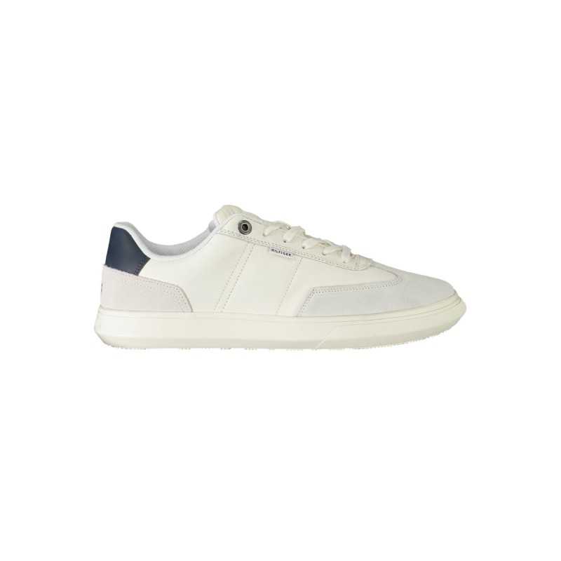 TOMMY HILFIGER WHITE MEN'S SPORTS SHOES