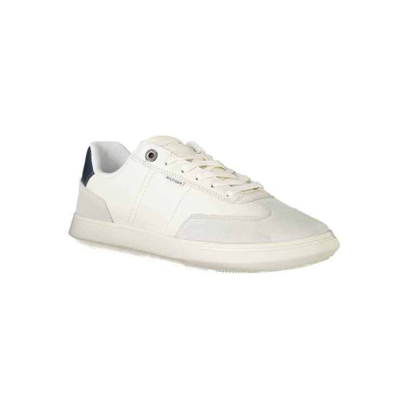 TOMMY HILFIGER WHITE MEN'S SPORTS SHOES