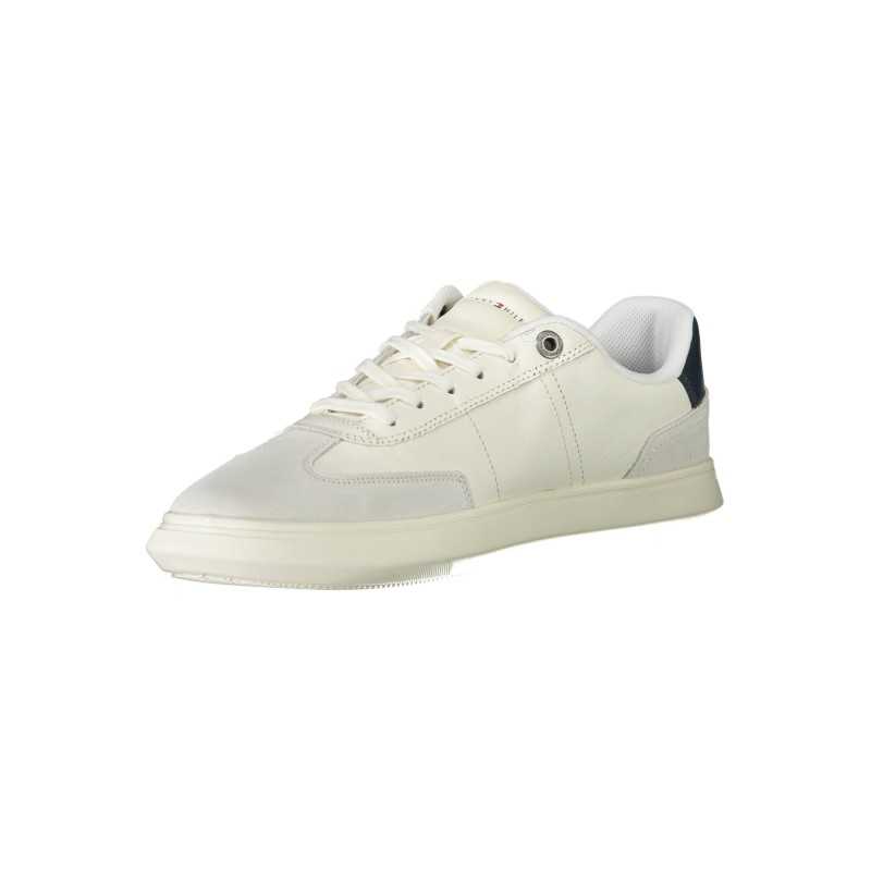 TOMMY HILFIGER WHITE MEN'S SPORTS SHOES