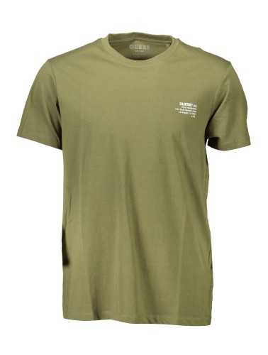 GUESS JEANS T-SHIRT MANICHE CORTE UOMO VERDE