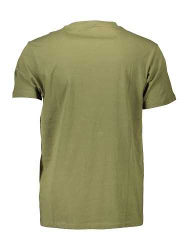 GUESS JEANS T-SHIRT MANICHE CORTE UOMO VERDE