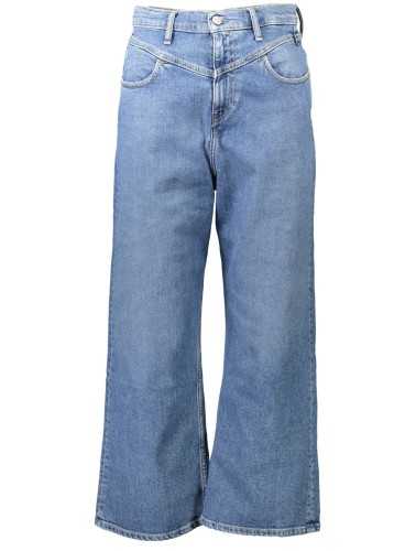 CALVIN KLEIN JEANS DENIM WOMAN BLUE