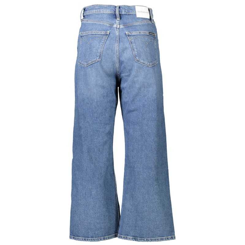 CALVIN KLEIN JEANS DENIM WOMAN BLUE