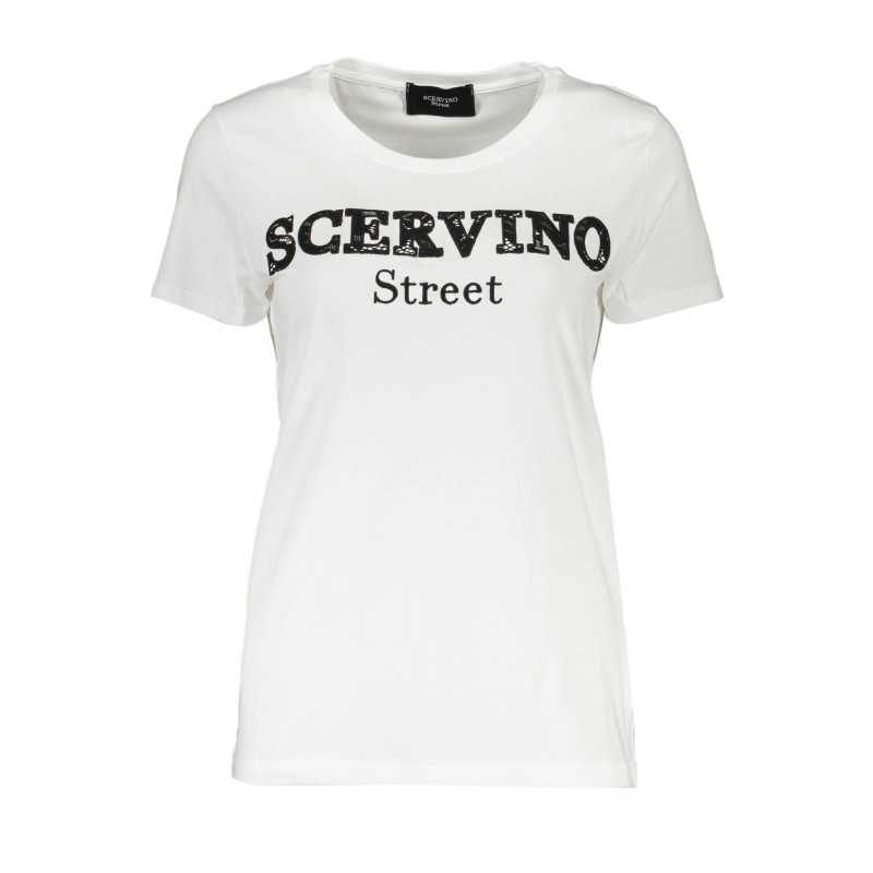 SCERVINO STREET T-SHIRT MANICHE CORTE DONNA BIANCO