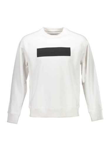 CALVIN KLEIN SWEATSHIRT WITHOUT ZIP MAN WHITE