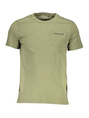 GUESS JEANS T-SHIRT MANICHE CORTE UOMO VERDE