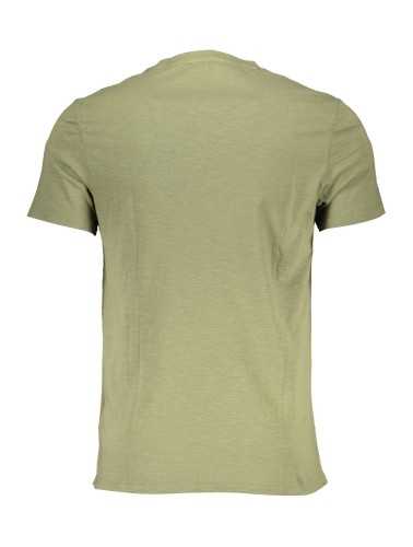 GUESS JEANS T-SHIRT MANICHE CORTE UOMO VERDE