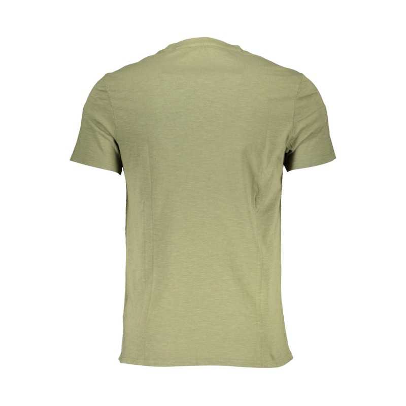 GUESS JEANS T-SHIRT MANICHE CORTE UOMO VERDE