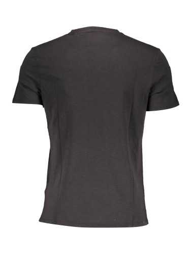 GUESS JEANS T-SHIRT MANICHE CORTE UOMO NERO