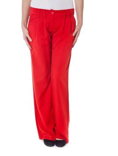 DENNY ROSE PANTALONE DONNA ROSSO