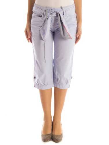 MURPHY & NYE WOMEN'S PURPLE BERMUDA TROUSERS