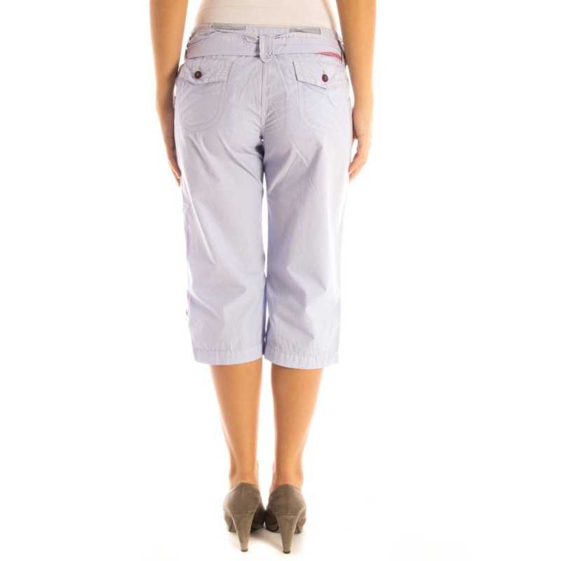 MURPHY & NYE WOMEN'S PURPLE BERMUDA TROUSERS