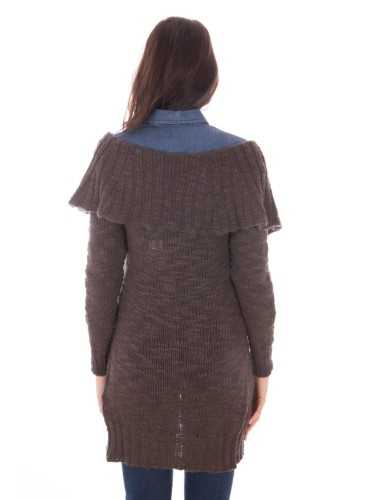 FRED PERRY BROWN WOMAN CARDIGAN