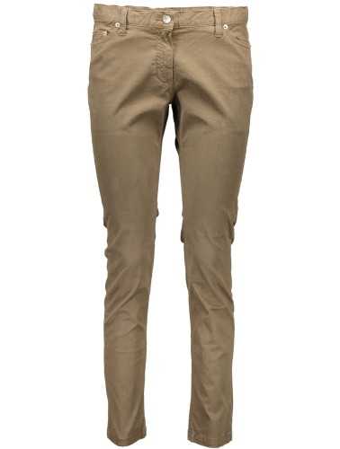 FRED PERRY WOMEN'S BROWN TROUSERS