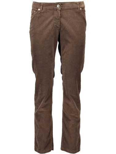 FRED PERRY WOMEN'S BROWN TROUSERS