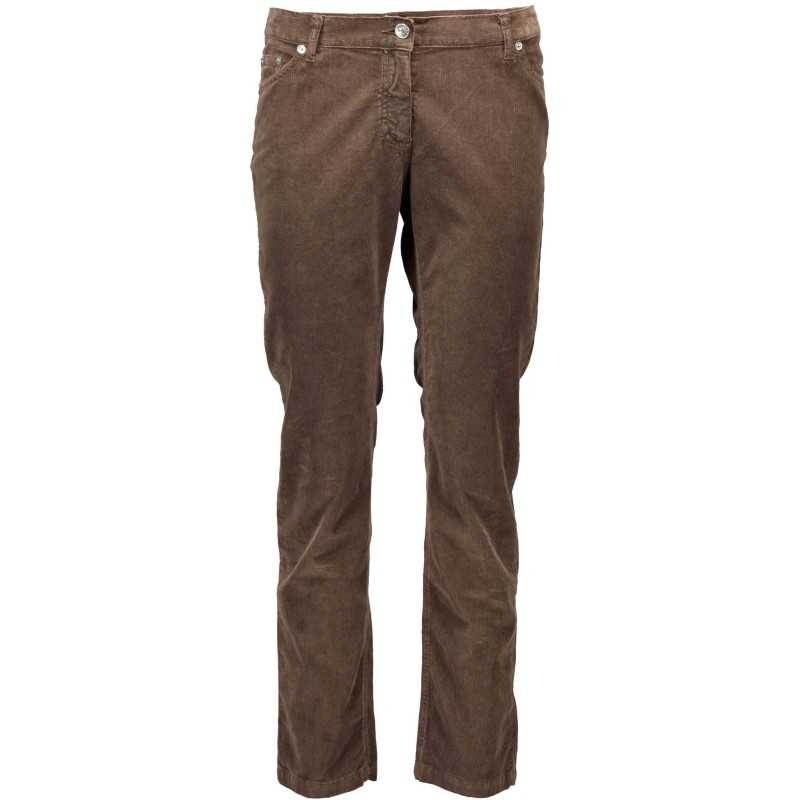 FRED PERRY WOMEN'S BROWN TROUSERS