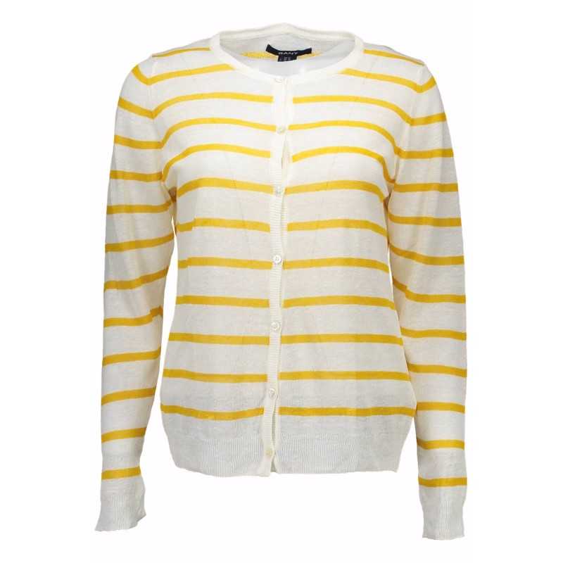 GANT CARDIGAN WOMAN WHITE