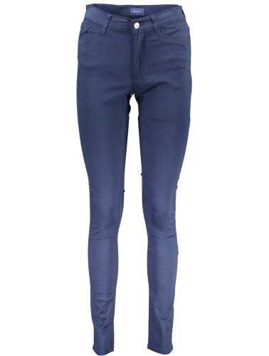 GANT WOMEN'S BLUE TROUSERS