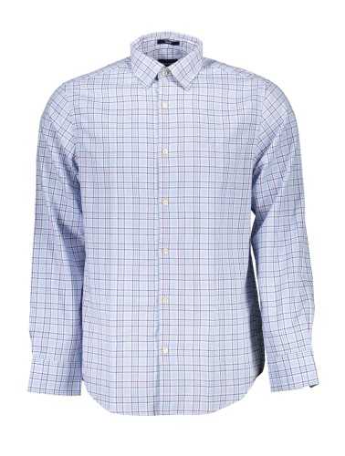 GANT CAMICIA MANICHE LUNGHE UOMO AZZURRO