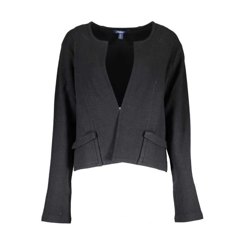 GANT WOMEN'S BLACK CARDIGAN