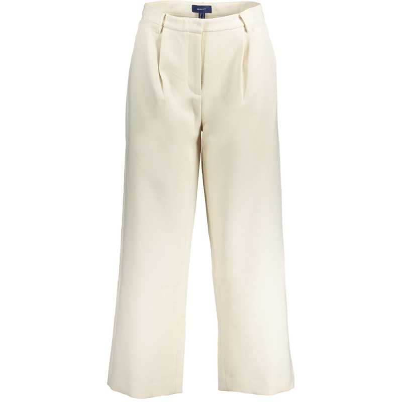 GANT WOMEN'S BEIGE TROUSERS