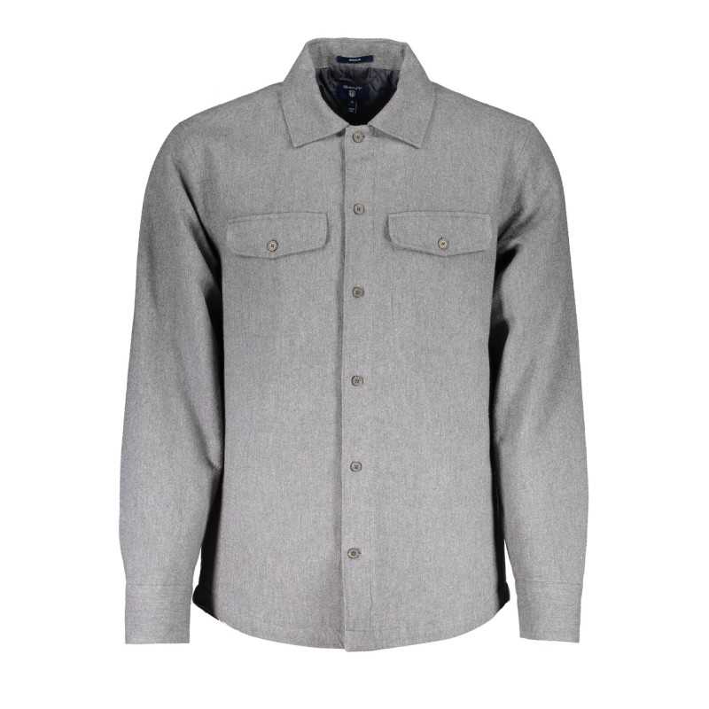 GANT CAMICIA MANICHE LUNGHE UOMO GRIGIO