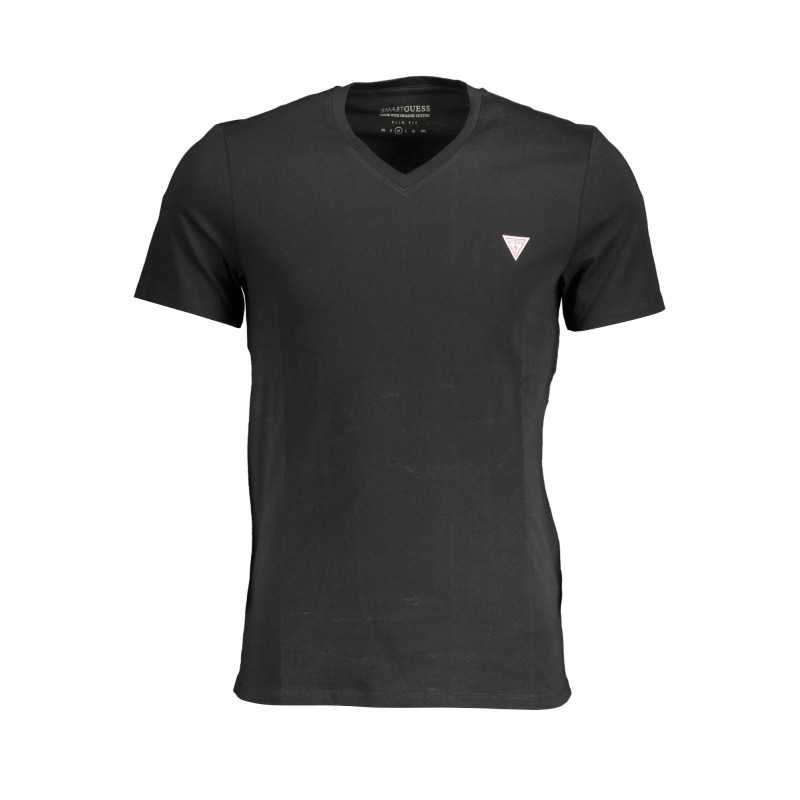 GUESS JEANS MEN'S SHORT SLEEVE T-SHIRT BLACK