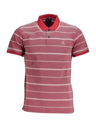 GANT POLO MANICHE CORTE UOMO ROSSO