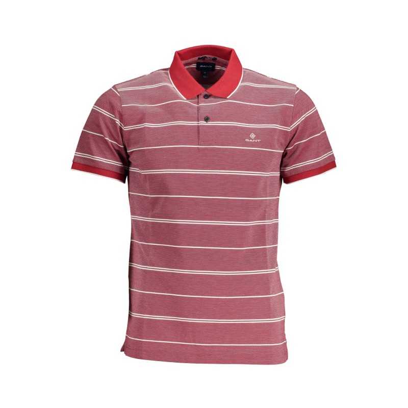 GANT POLO MANICHE CORTE UOMO ROSSO