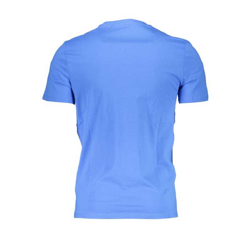 GUESS JEANS MEN'S SHORT SLEEVE T-SHIRT BLUE