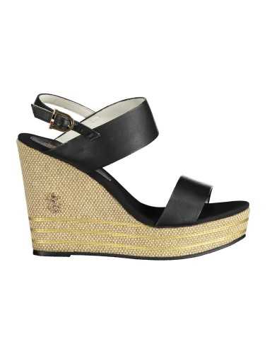 US POLO ASSN. BLACK WOMAN SANDAL FOOTWEAR