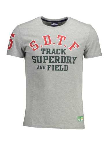 SUPERDRY T-SHIRT MANICHE CORTE UOMO GRIGIO