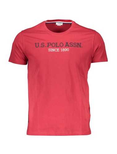 US POLO SHORT SLEEVE T-SHIRT MAN RED