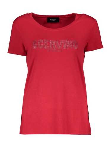 SCERVINO STREET T-SHIRT MANICHE CORTE DONNA ROSSO