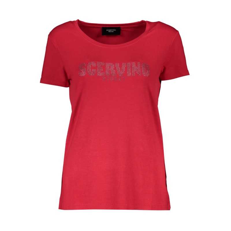 SCERVINO STREET T-SHIRT MANICHE CORTE DONNA ROSSO