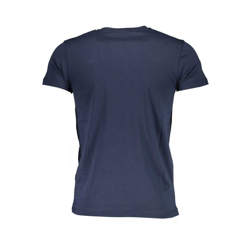 ROBERTO CAVALLI MEN'S SHORT SLEEVE T-SHIRT BLUE