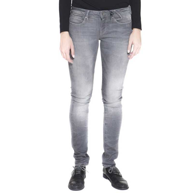 GUESS JEANS JEANS DENIM WOMAN GRAY