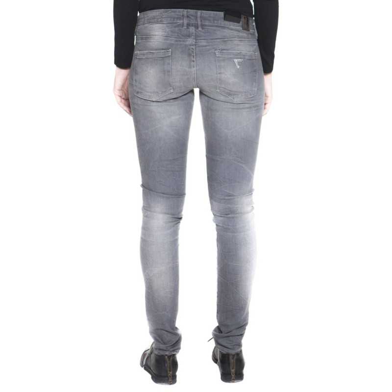 GUESS JEANS JEANS DENIM DONNA GRIGIO