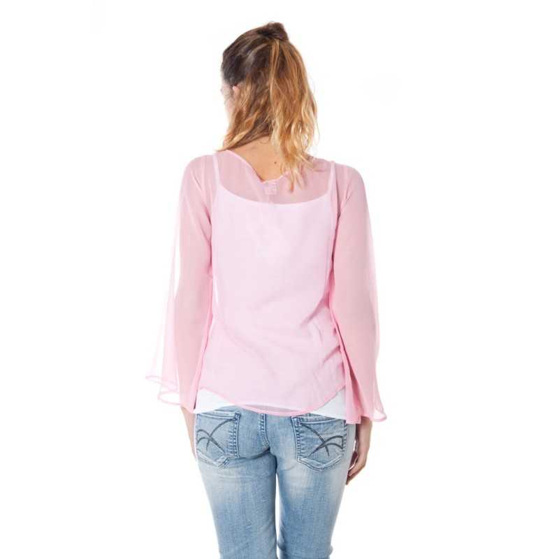 PHARD LONG SLEEVE T-SHIRT PINK WOMAN